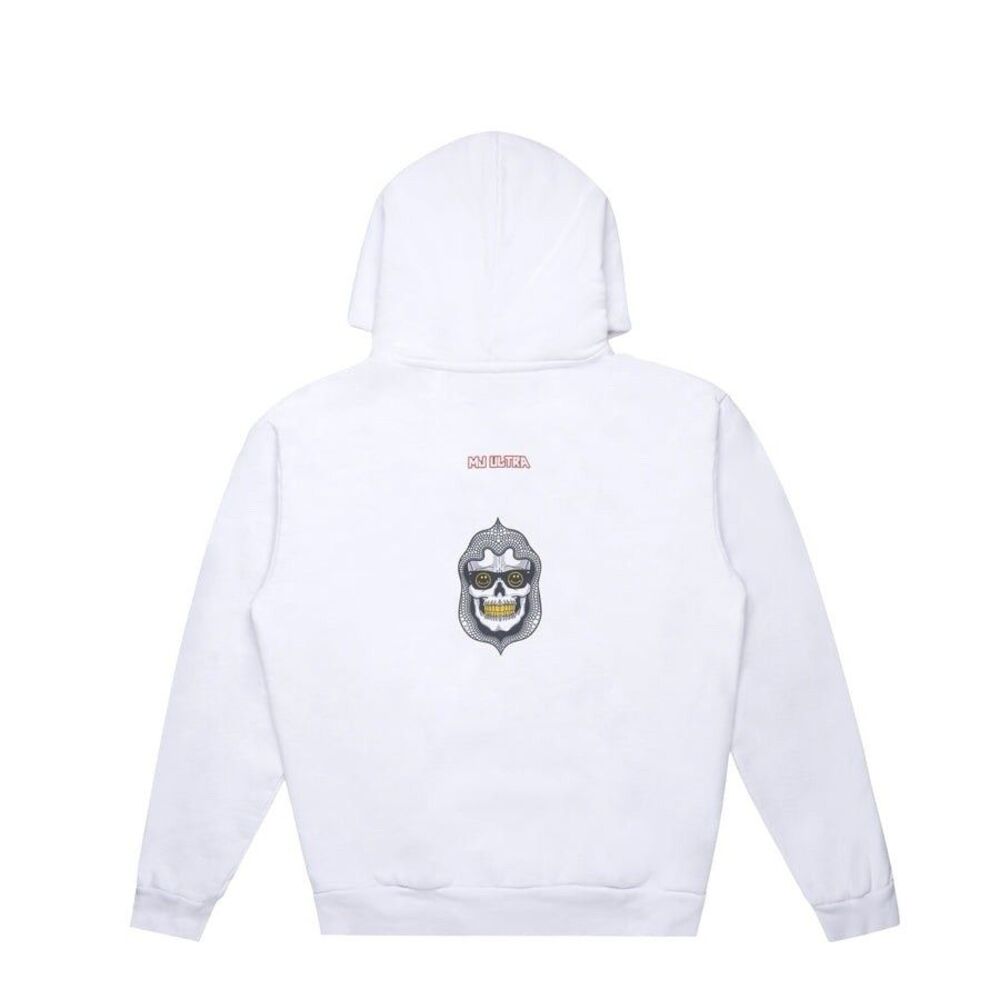 NWT MJ Ultra Psycho Active Pullover Hoodie Smiley Face Mens Large L *flaws* - Picture 2 of 9
